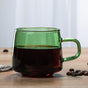 Borosilicate Glass Cup Green- Tea cup, coffee cup, cup for tea | Cups and Mugs for Office Table & Home Decoration