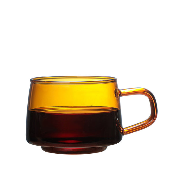 Borosilicate Glass Cup Amber