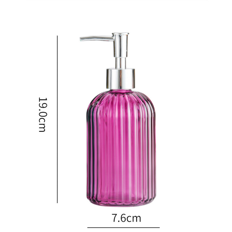 Majestic Purple Glass Dispenser With Nozzle