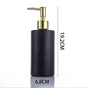 Chimera Black and Gold Ceramic Dispenser With Nozzle