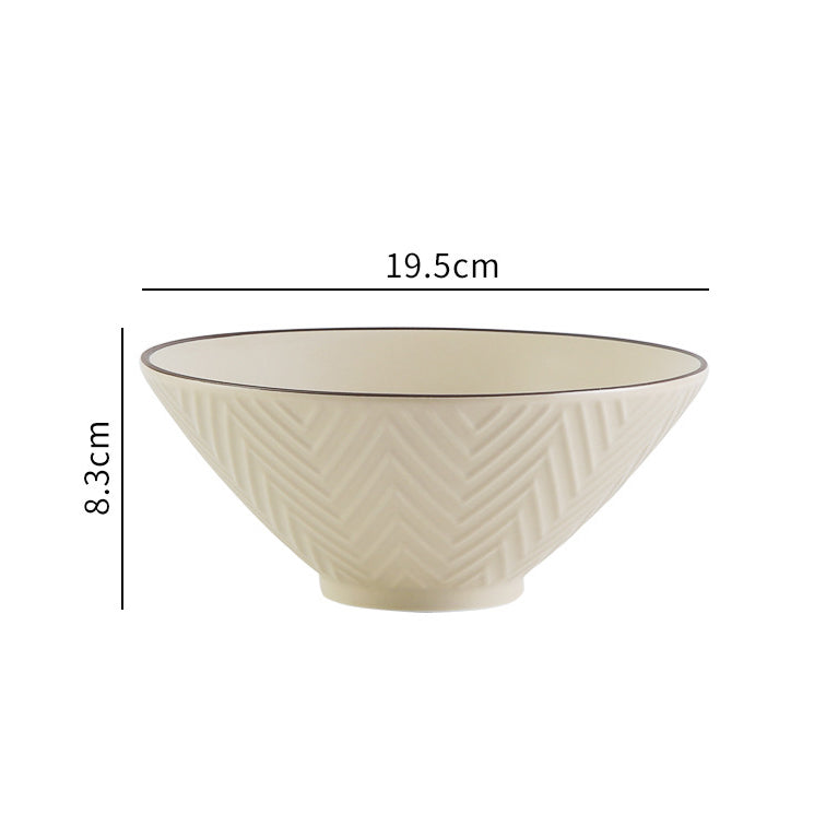 CrÃ¨me De La CrÃ¨me Ramen Bowl 800 ml - Soup bowl, ceramic bowl, ramen bowl, serving bowls, salad bowls, noodle bowl | Bowls for dining table & home decor