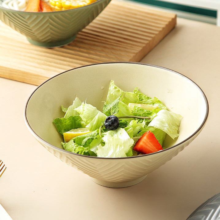 CrÃ¨me De La CrÃ¨me Ramen Bowl 800 ml - Soup bowl, ceramic bowl, ramen bowl, serving bowls, salad bowls, noodle bowl | Bowls for dining table & home decor