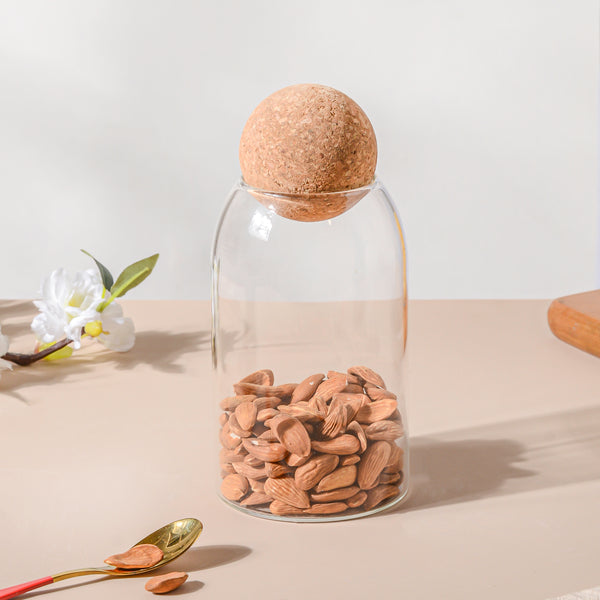 Medium Jar with Cork Lid - Jar