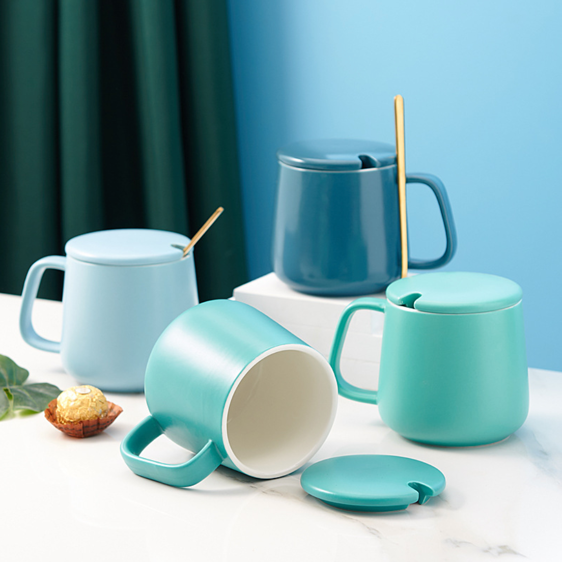 Blue Tea Cups | Nestasia