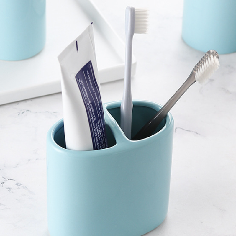 Blue Bathroom Set