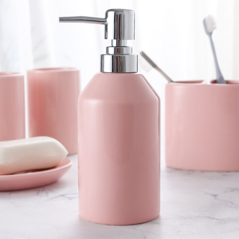 Pink Bathroom Set