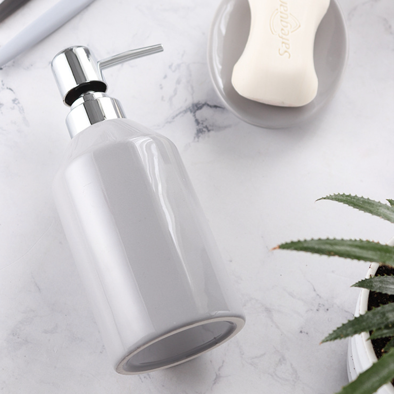 Bathroom Set of 5 Grey
