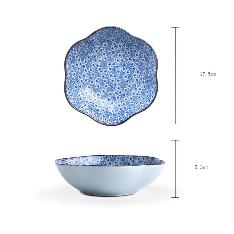 Mandala Serving Bowl Set of 2 - Bowl, ceramic bowl, serving bowls, noodle bowl, salad bowls, bowl for snacks, large serving bowl | Bowls for dining table & home decor