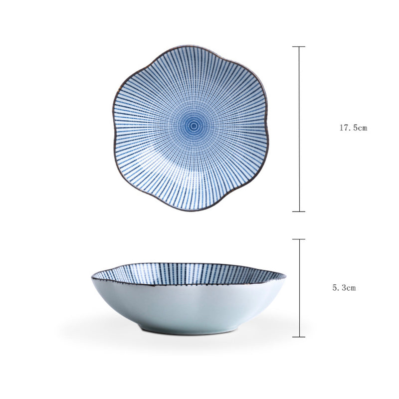 Mandala Serving Bowl Set of 2 - Bowl, ceramic bowl, serving bowls, noodle bowl, salad bowls, bowl for snacks, large serving bowl | Bowls for dining table & home decor
