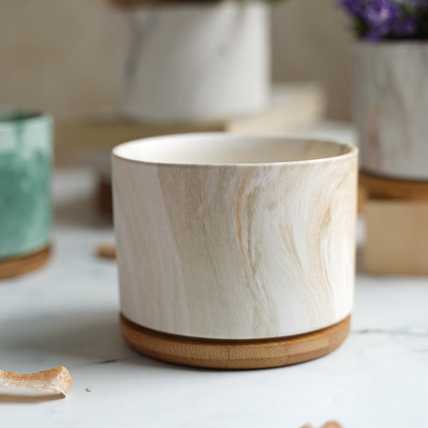 Marble Plant Pot - Plant pot and plant stands | Room decor items
