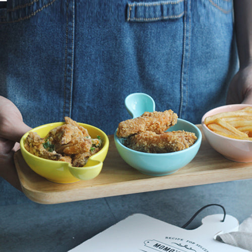 MERRY Round Dish - Bowl, ceramic bowl, dip bowls, chutney bowl, dip bowls ceramic | Bowls for dining table & home decor 