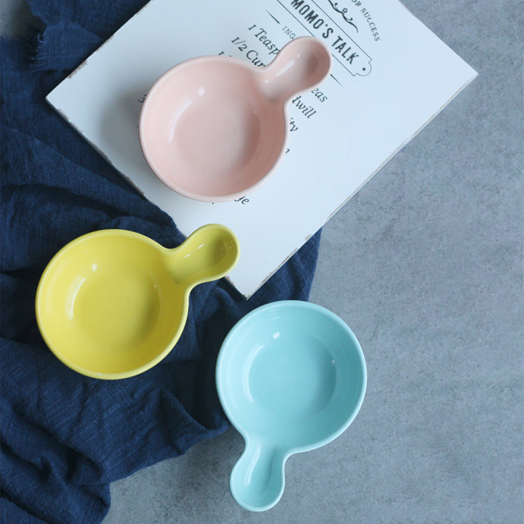 MERRY Round Dish - Bowl, ceramic bowl, dip bowls, chutney bowl, dip bowls ceramic | Bowls for dining table & home decor 