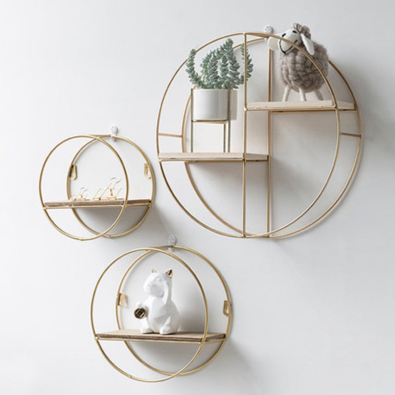 Metal and Wood Shelf - Wall shelf and floating shelf | Shop wall decoration & home decoration items