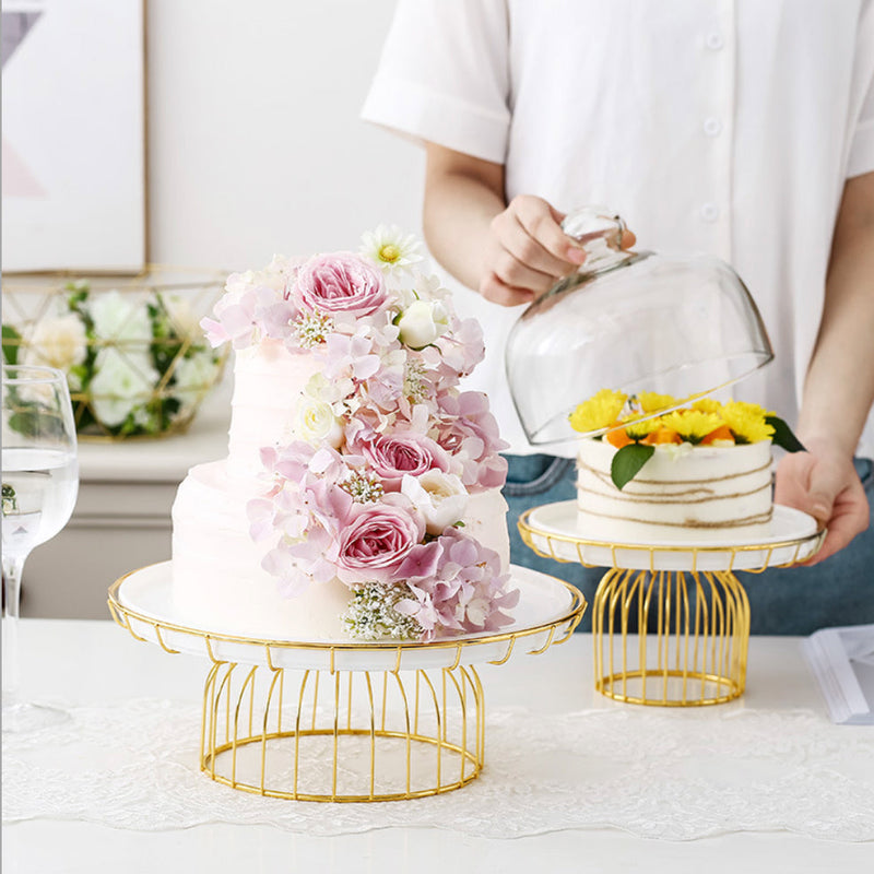 Metallic Cake Stand