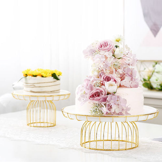 Metallic Cake Stand 8 inch