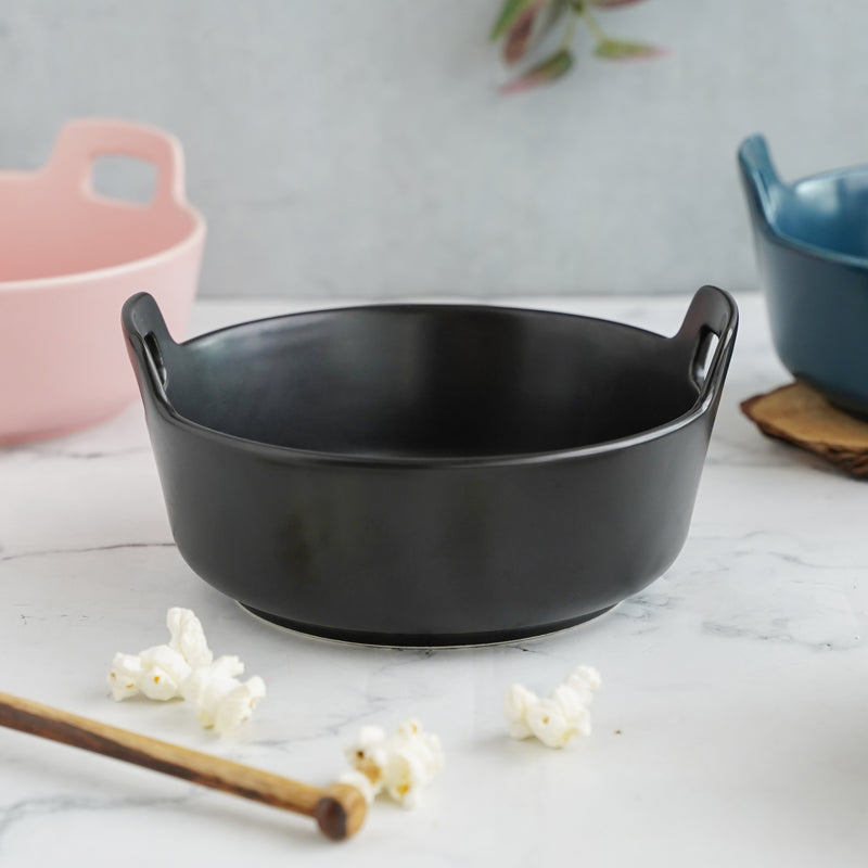 Microwave Proof Bowl - Bowl, ceramic bowl, serving bowls, noodle bowl, salad bowls, bowl for snacks, baking bowls, large serving bowl, bowl with handle | Bowls for dining table & home decor