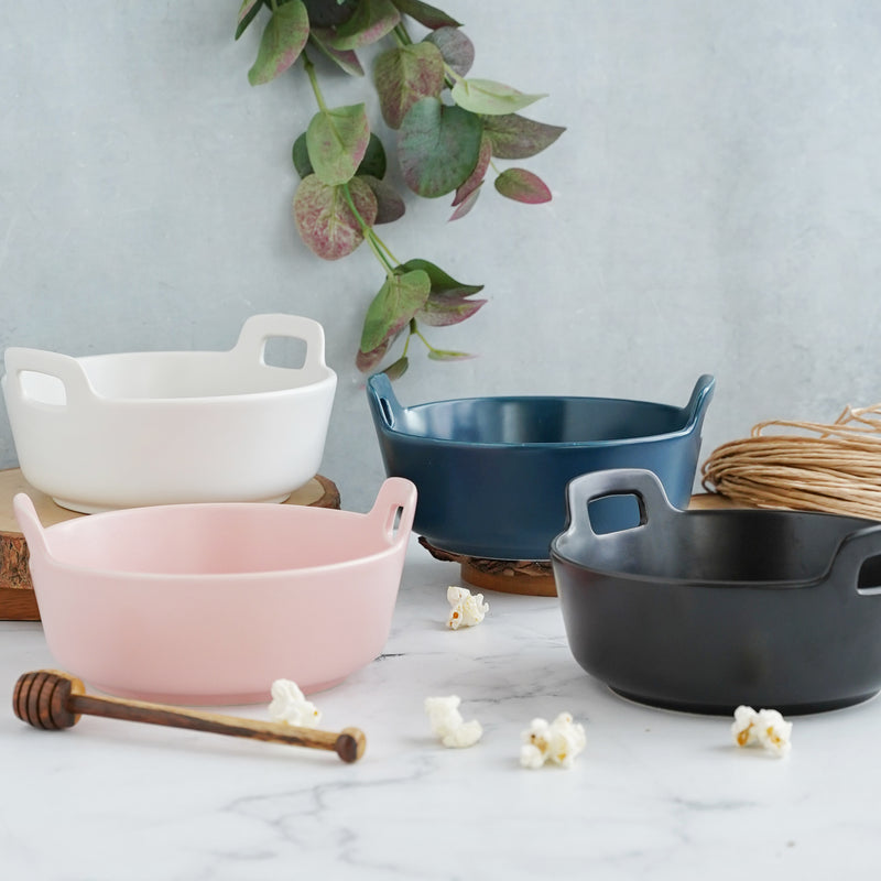Microwave Proof Bowl - Bowl, ceramic bowl, serving bowls, noodle bowl, salad bowls, bowl for snacks, baking bowls, large serving bowl, bowl with handle | Bowls for dining table & home decor