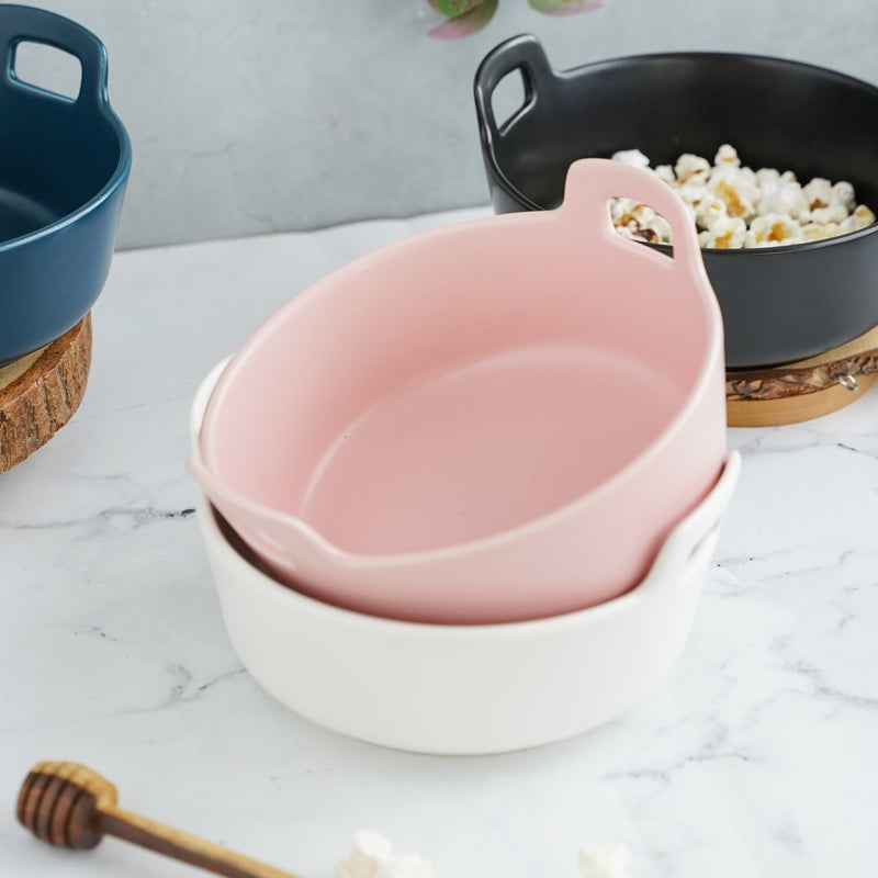 Microwave Proof Bowl - Bowl, ceramic bowl, serving bowls, noodle bowl, salad bowls, bowl for snacks, baking bowls, large serving bowl, bowl with handle | Bowls for dining table & home decor
