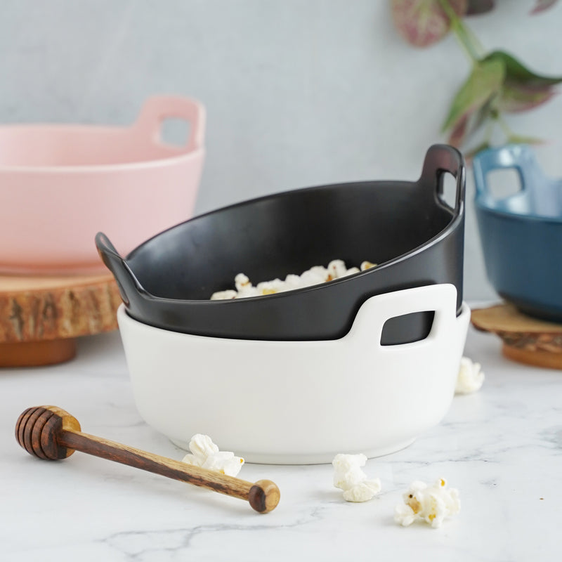 Microwave Proof Bowl - Bowl, ceramic bowl, serving bowls, noodle bowl, salad bowls, bowl for snacks, baking bowls, large serving bowl, bowl with handle | Bowls for dining table & home decor