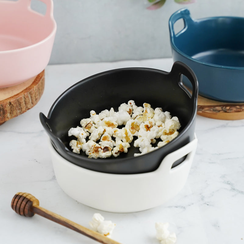 Microwave Proof Bowl - Bowl, ceramic bowl, serving bowls, noodle bowl, salad bowls, bowl for snacks, baking bowls, large serving bowl, bowl with handle | Bowls for dining table & home decor