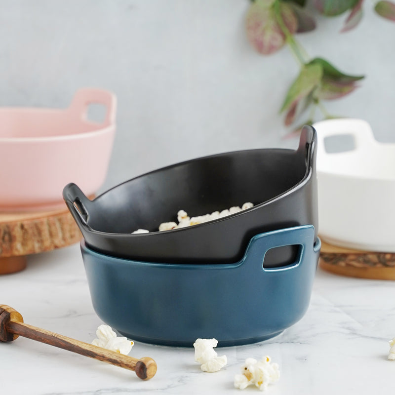 Microwave Proof Bowl - Bowl, ceramic bowl, serving bowls, noodle bowl, salad bowls, bowl for snacks, baking bowls, large serving bowl, bowl with handle | Bowls for dining table & home decor