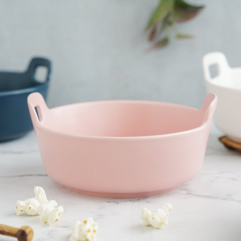 Microwave Proof Bowl - Bowl, ceramic bowl, serving bowls, noodle bowl, salad bowls, bowl for snacks, baking bowls, large serving bowl, bowl with handle | Bowls for dining table & home decor