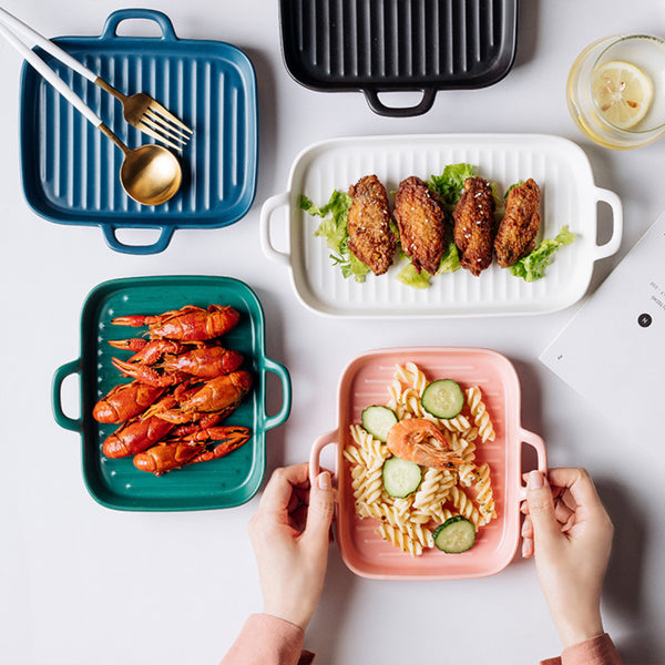 Microwave Plate - Ceramic platter, serving platter, fruit platter | Plates for dining table & home decor