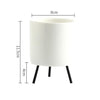 White Planter With Stand - Indoor planters and flower pots | Home decor items