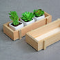 Wooden Plant Holder - Set of 2 - Basket | Crate