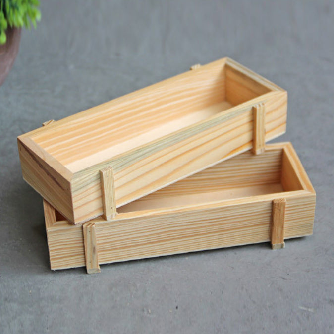 Wooden Plant Holder - Set of 2 - Basket | Crate