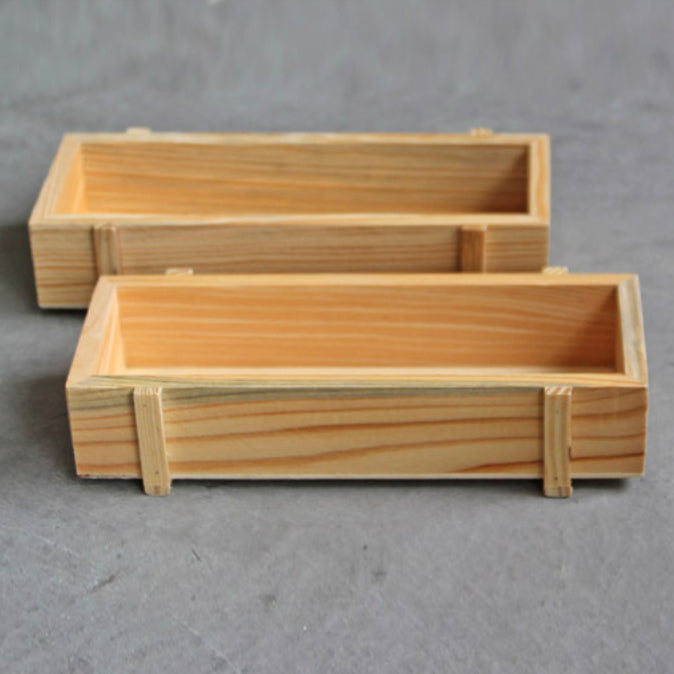 Wooden Plant Holder - Set of 2 - Basket | Crate