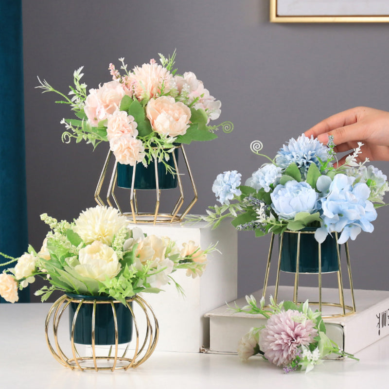 Planter Indoor - Artificial flower | Flower for vase | Home decor item | Room decoration item