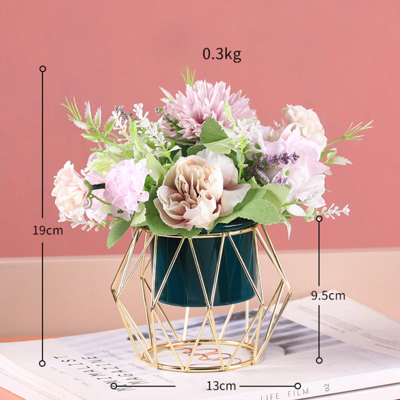 Planter Indoor - Artificial flower | Flower for vase | Home decor item | Room decoration item