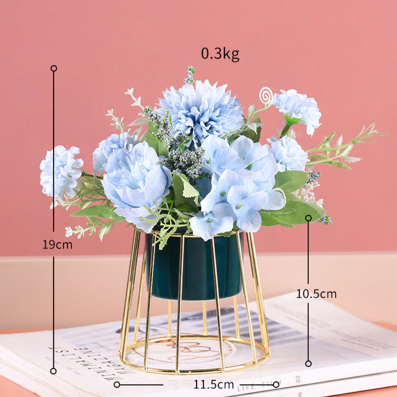 Planter Indoor - Artificial flower | Flower for vase | Home decor item | Room decoration item