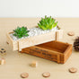 Wooden Plant Holder - Set of 2 - Basket | Organizer | Crate