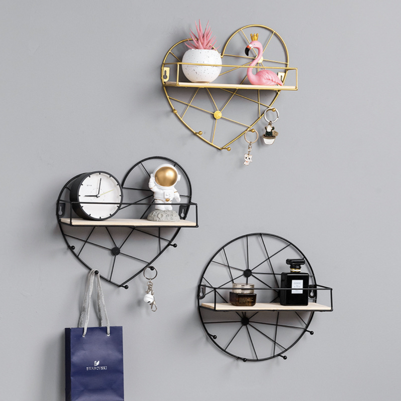 Heart Shelf - Wall shelf and floating shelf | Shop wall decoration & home decoration items