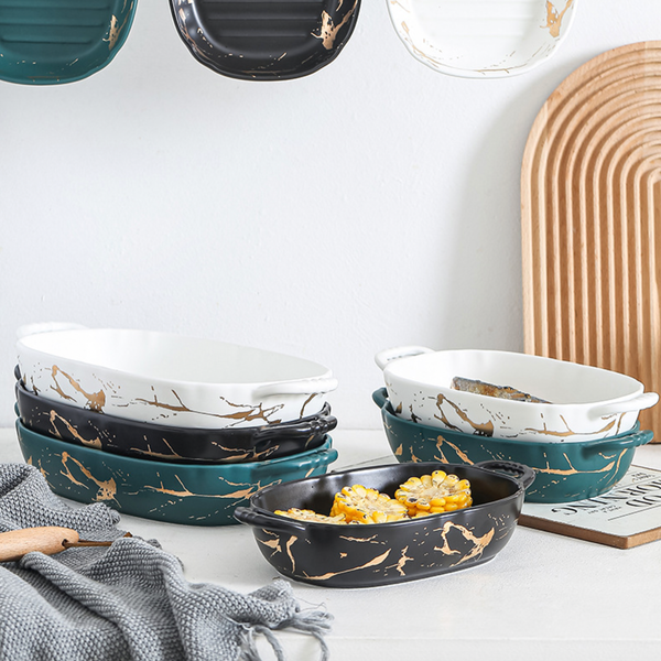 Marble Serving Tray Large - Bowl, ceramic bowl, serving bowls, noodle bowl, salad bowls, bowl for snacks, snack bowl sets | Bowls for dining table & home decor