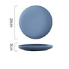 Stoneware Food Plate - Serving plate, rice plate, ceramic dinner plates| Plates for dining table & home decor