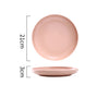 Stoneware Food Plate - Serving plate, rice plate, ceramic dinner plates| Plates for dining table & home decor