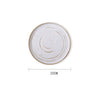 Ceramic White Plate - Serving plate, rice plate, ceramic dinner plates| Plates for dining table & home decor