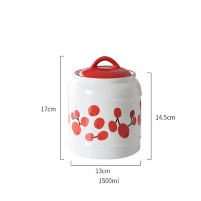 Airtight Jars Red - Jar