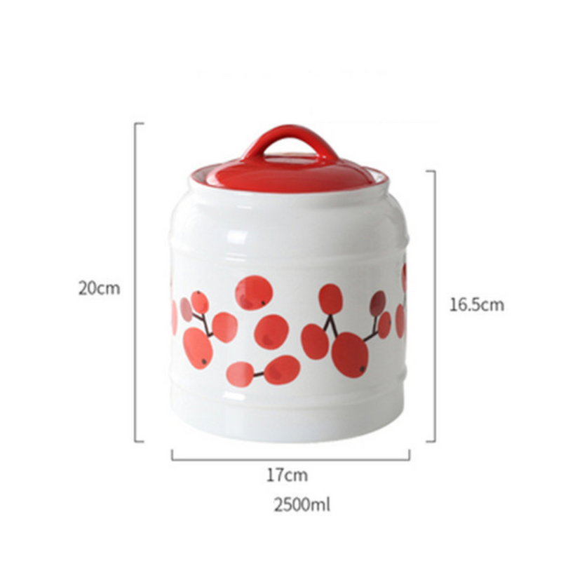 Airtight Jars Red - Jar