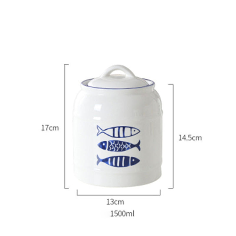 Airtight Jars Blue - Jar