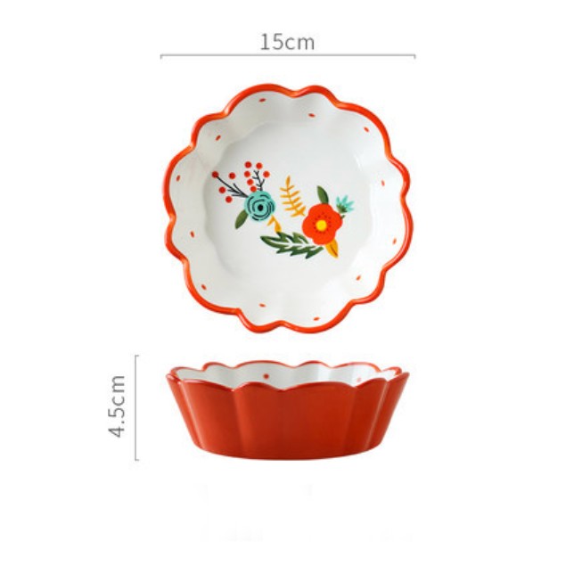 Bloom Dish - Bowl, ceramic bowl, serving bowls, noodle bowl, salad bowls, baking bowls | Bowls for dining table & home decor