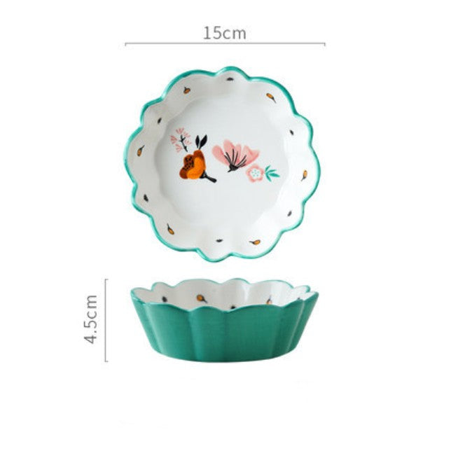 Bloom Dish - Bowl, ceramic bowl, serving bowls, noodle bowl, salad bowls, baking bowls | Bowls for dining table & home decor
