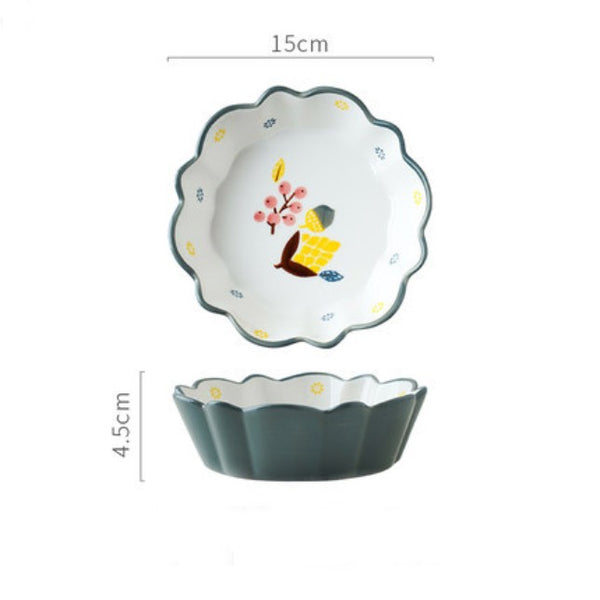 Bloom Dish - Bowl, ceramic bowl, serving bowls, noodle bowl, salad bowls, baking bowls | Bowls for dining table & home decor