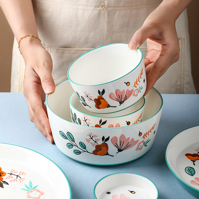 Bloom Bowls - Bowl, soup bowl, ceramic bowl, snack bowls, curry bowl, popcorn bowls | Bowls for dining table & home decor