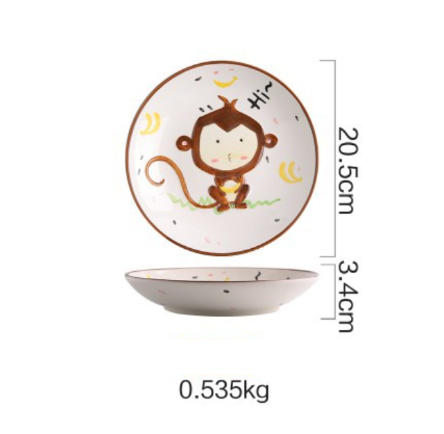 Animal Plate Fiesta - Serving plate, snack plate, dessert plate | Plates for dining & home decor