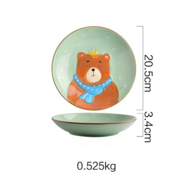 Animal Plate Fiesta - Serving plate, snack plate, dessert plate | Plates for dining & home decor