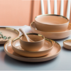 Pink Dinner Plate - Serving plate, snack plate, ceramic dinner plates| Plates for dining table & home decor